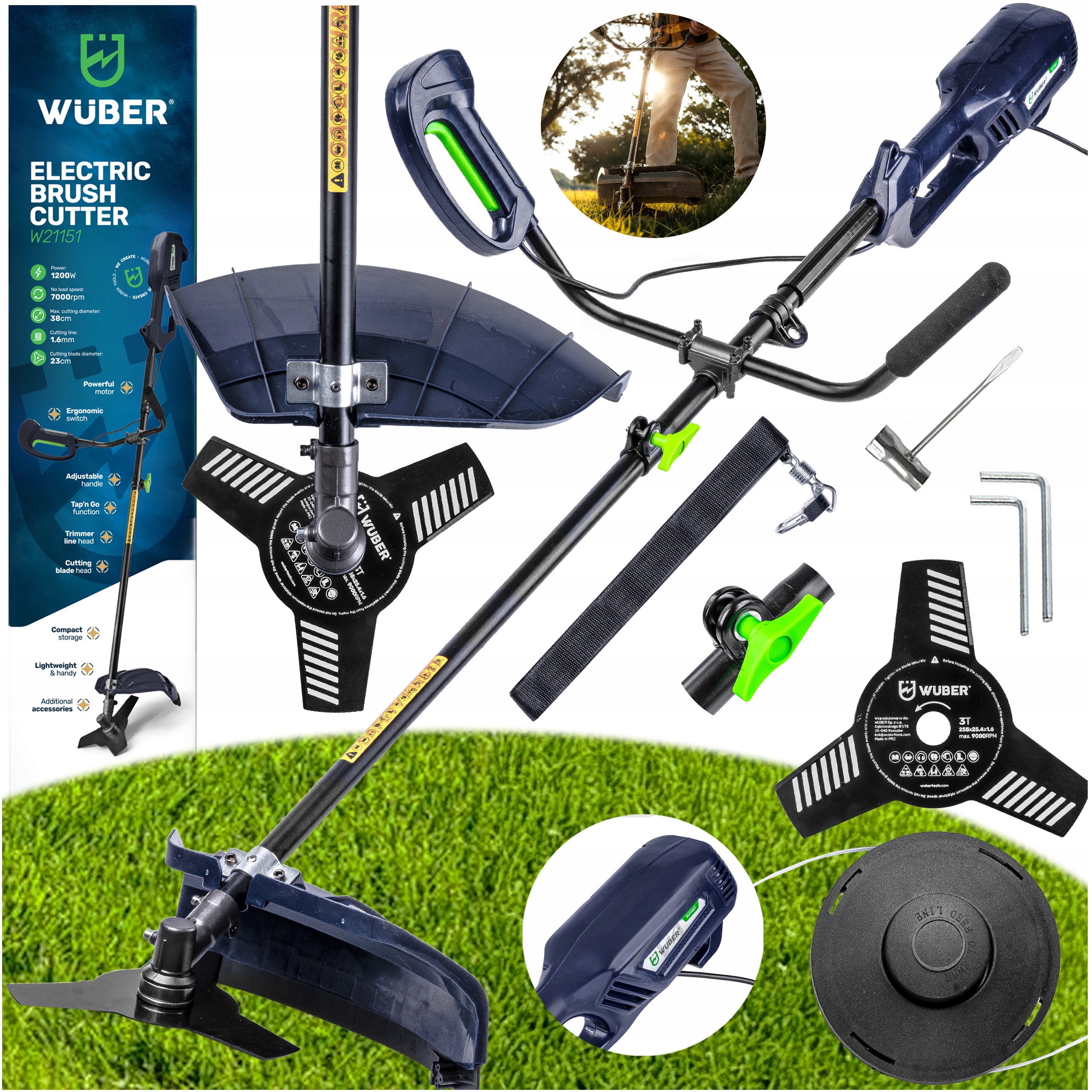 Elektrický Vyžínač Kosa Na Trávu, Vyžínač Hlava, Vlasec, Čepeľ