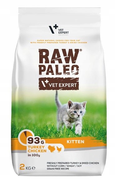 Raw Paleo Kitten Turkey and Chicken 2kg