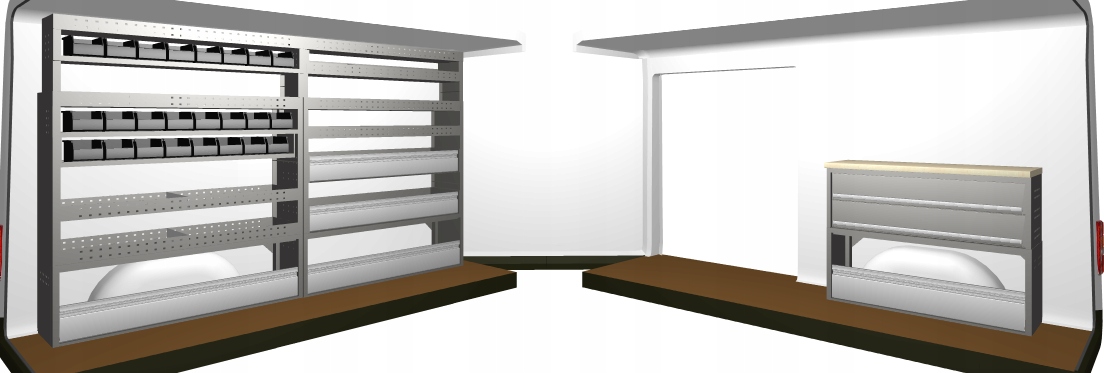 BKM4 MS1 - Кузов сервисного автобуса шкафчик книжный шкаф