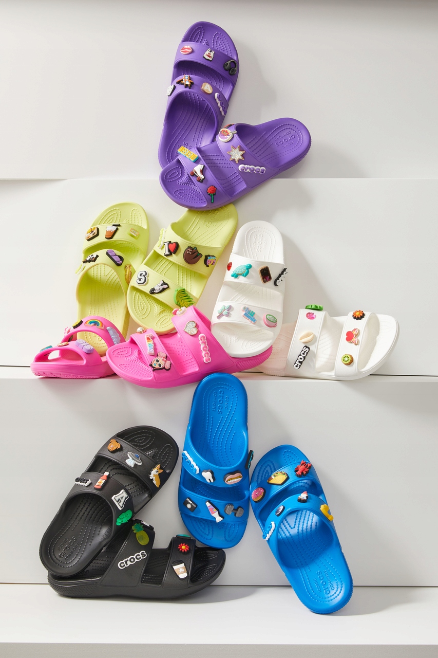 Lekkie Buty Klapki Crocs Classic Solarized 41,5 Wzór dominujący bez wzoru