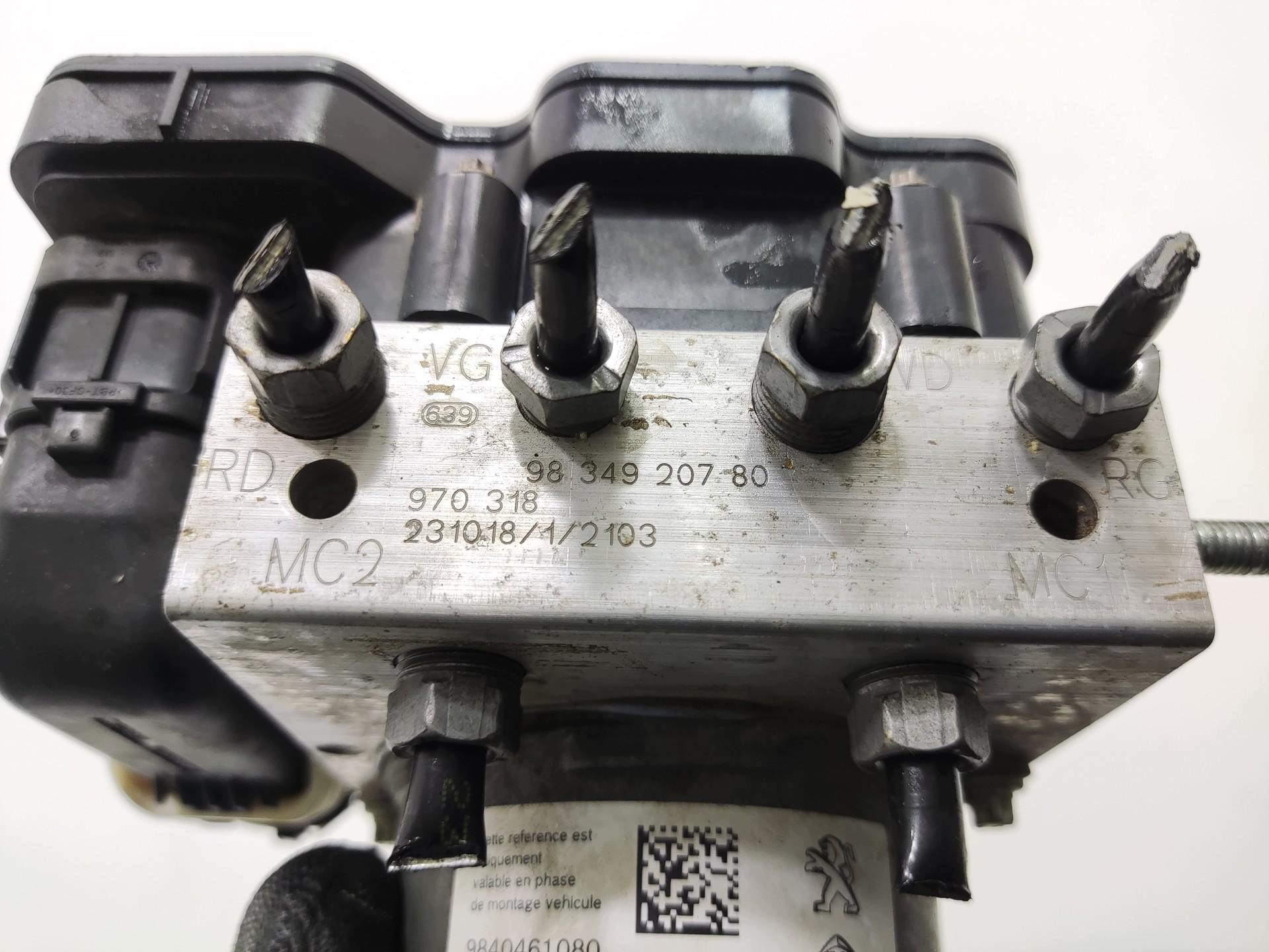 pump control unit ABS EXPERT JUMPY III 2016-2023 9834920780 9840461080