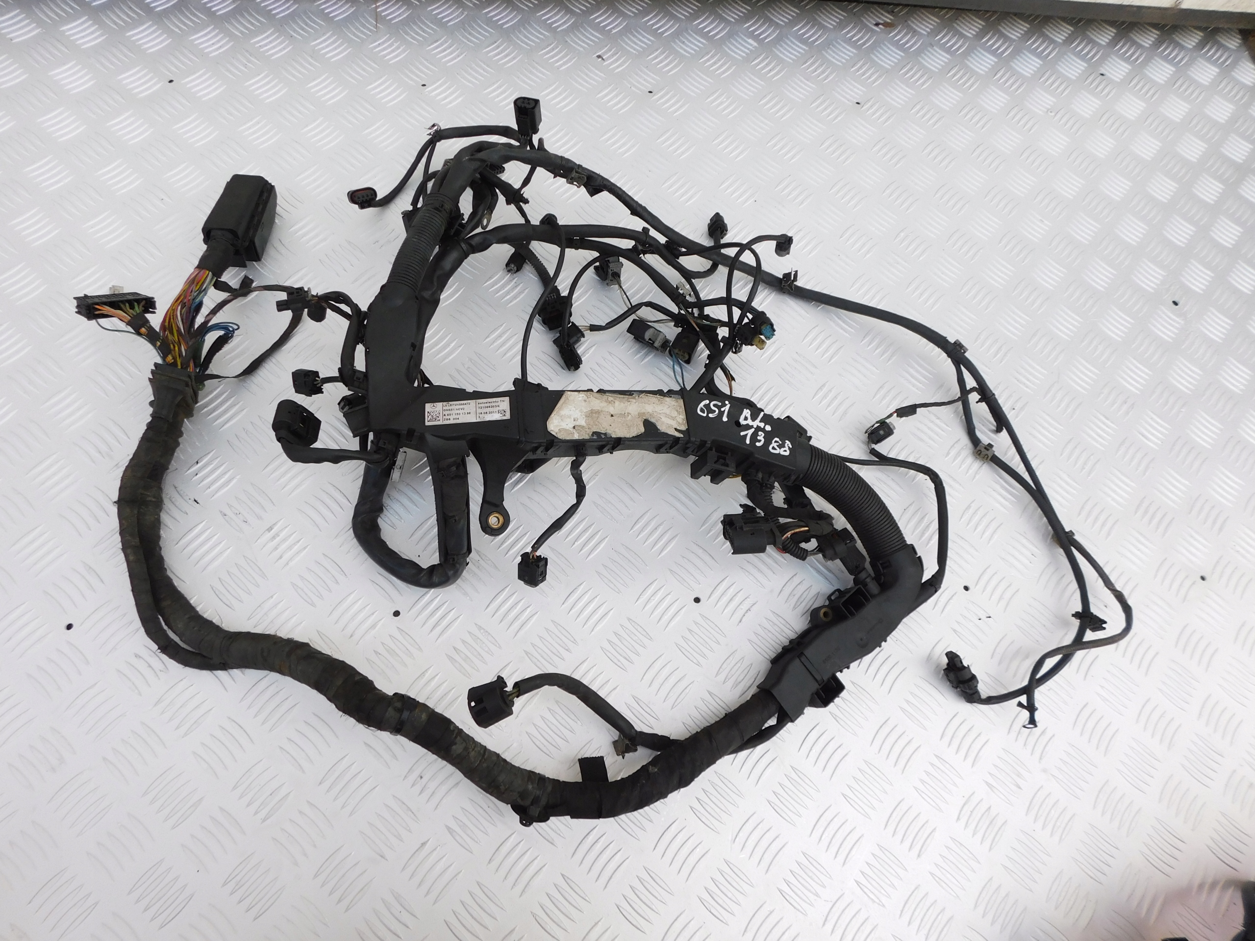 motor wiring Mercedes Sprinter 906 2.2 CDI 651 OEM bundle A6511501388