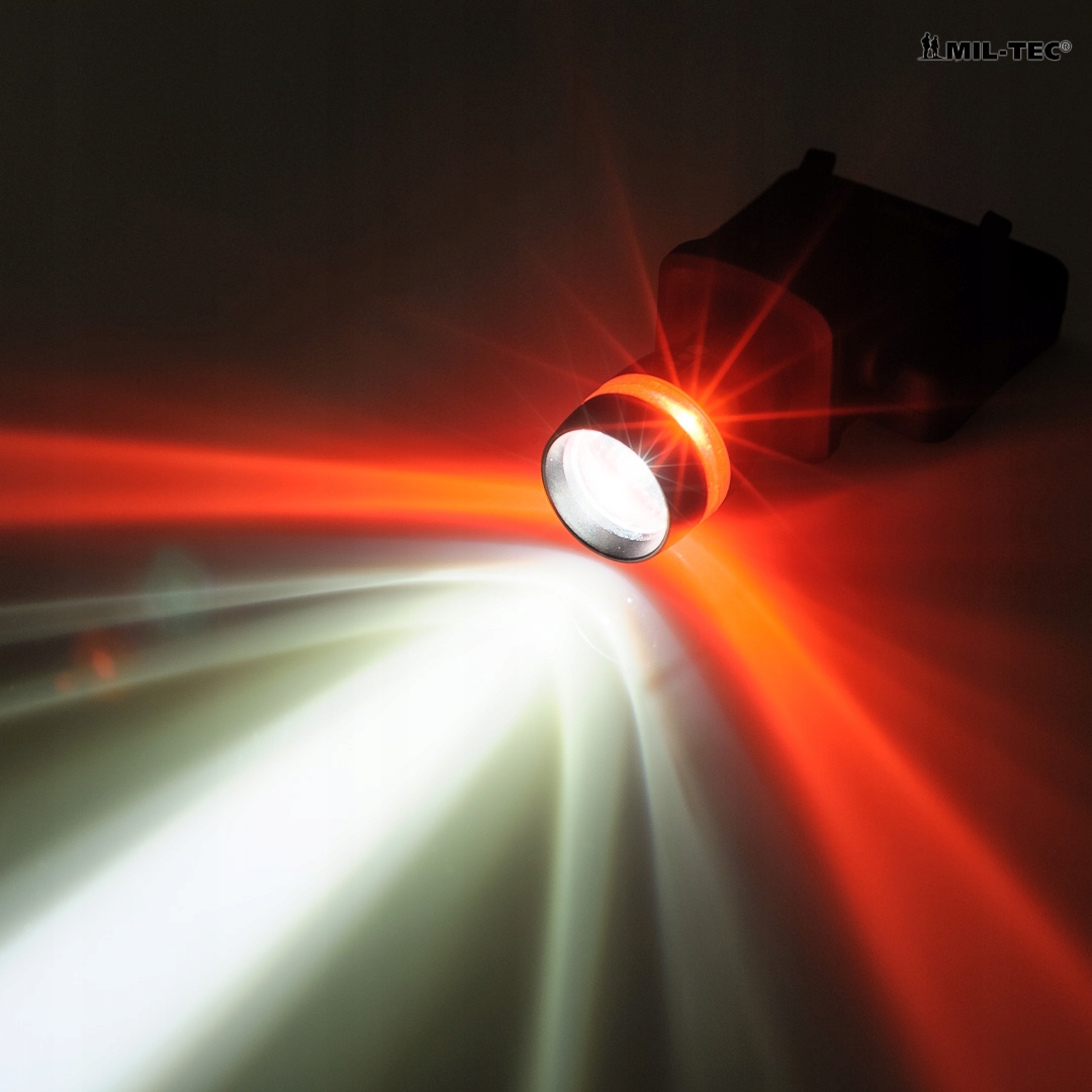 LATARKA CZOŁÓWKA Z Klipsem ZOOM CREE 150lm / 150m Kolor dominujący czarny