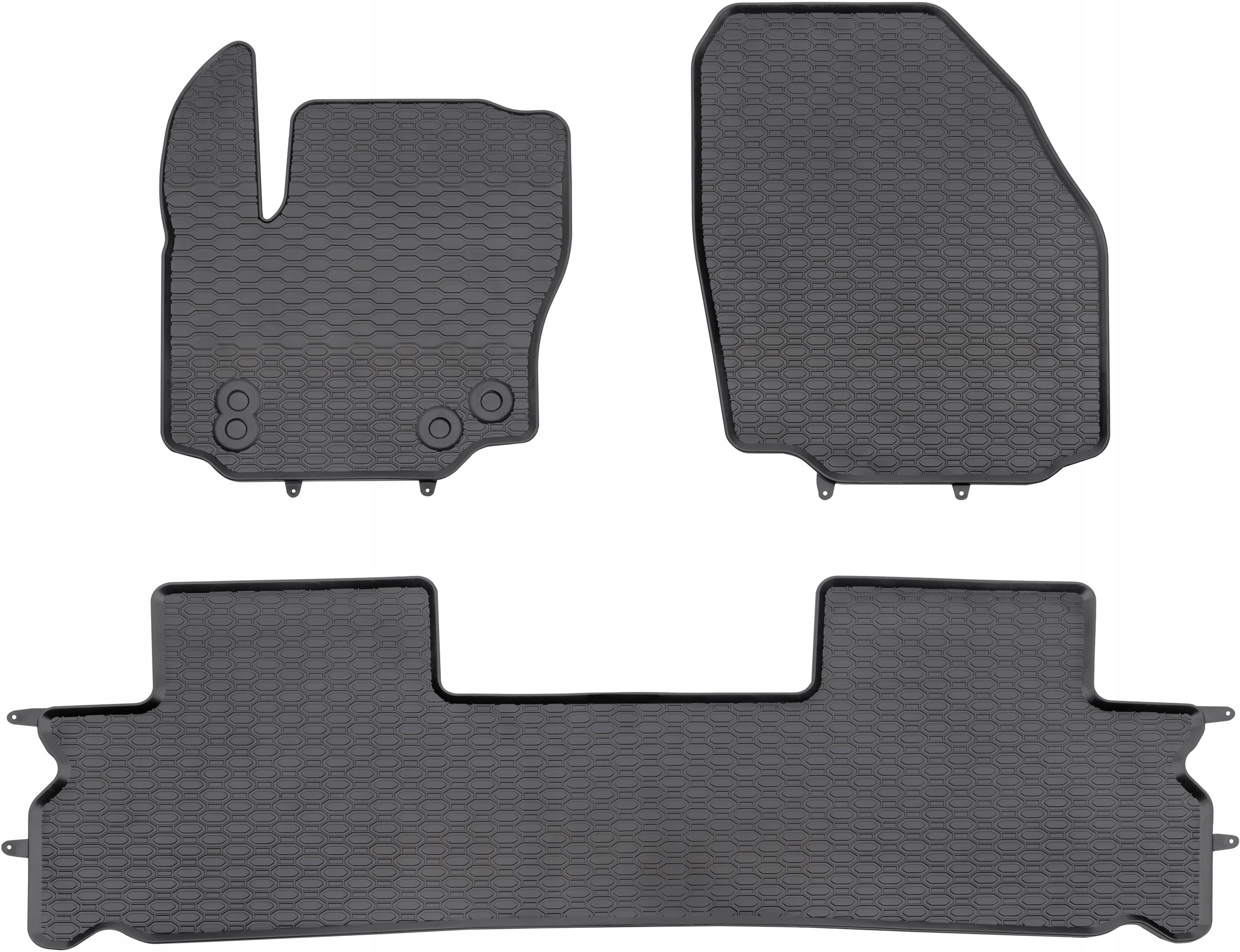 Ford Galaxy II 5os 2006-2015 Ford S-Max I 2006-2015 Dywanki gumowe
