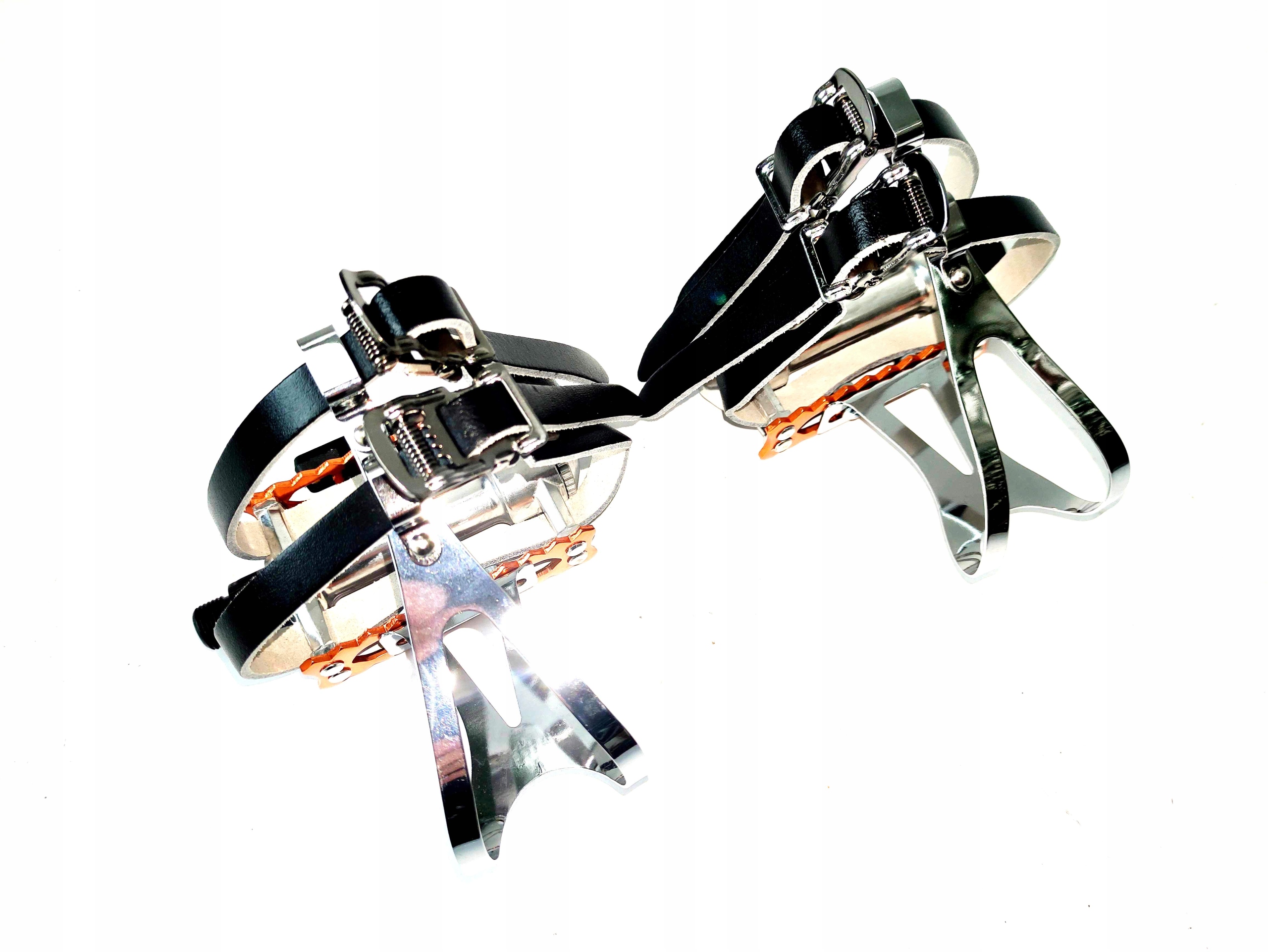 NOWE PEDAŁY OSTRE + NOSKI + PASKI SKÓRA DOUBLE TOE EAN (GTIN) 8715957207557