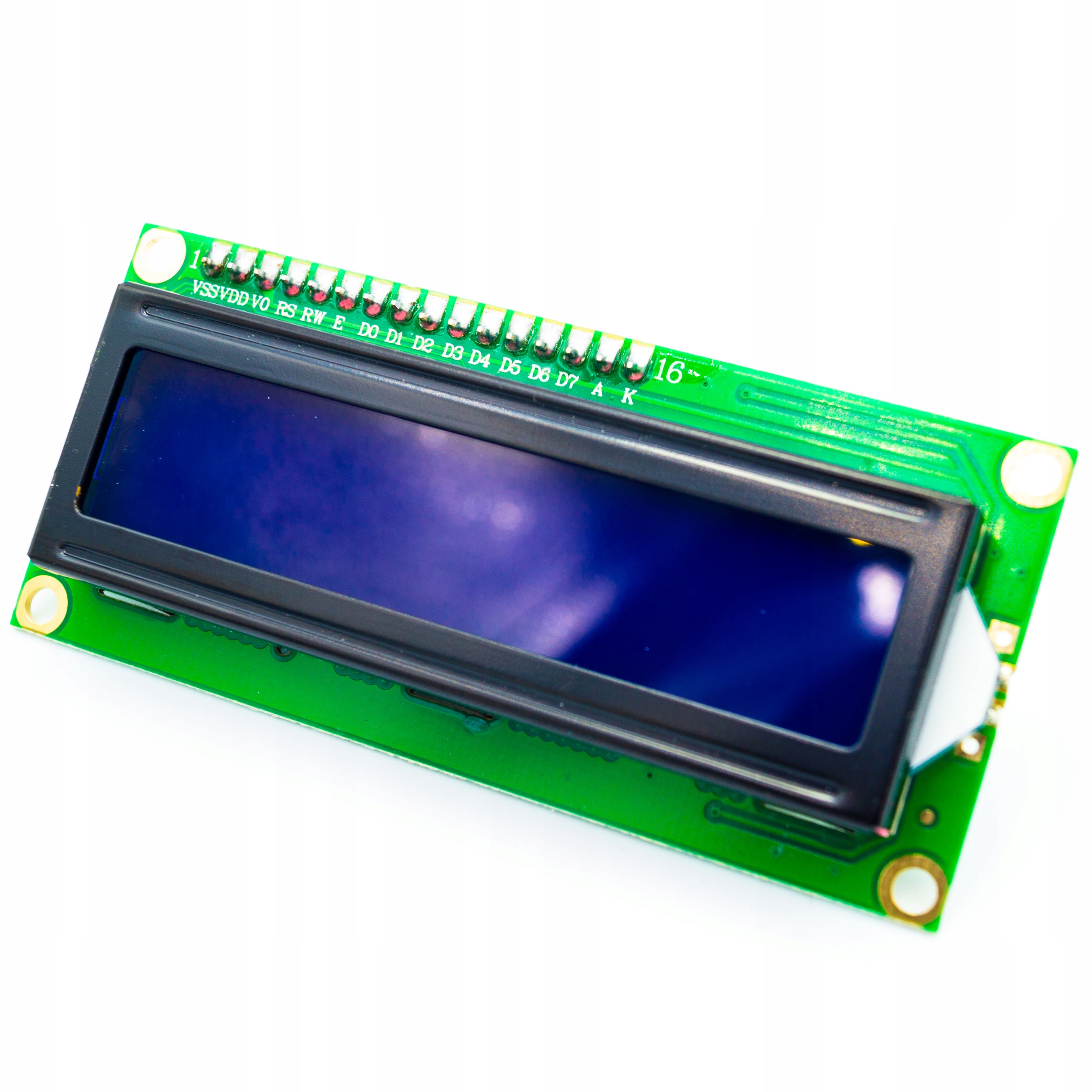 Niebieski wyświetlacz LCD 1602 16x2 HD44780 z konwerterem i2C ekran Arduino Kod producenta Wyświetlacz LCD1602 + I2C Konwerter