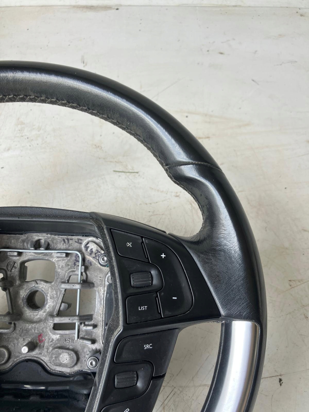 lenkrad Leder MULTIFUNKCJA CHROM CITROEN C4 PICASSO II 96777869ZD