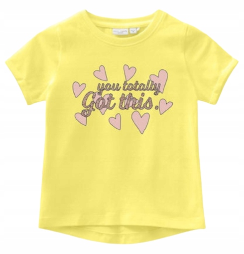

Name It t-shirt dziewczęcy 98 glitter You Got This