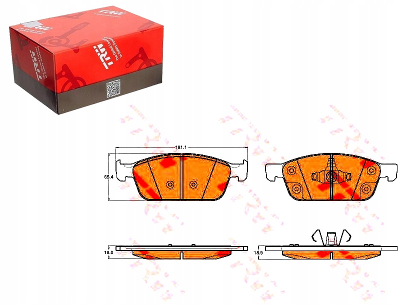 Brzdové Destičky Ford Přední Focus Kuga Tourneo Tra Asistent Kolize #34