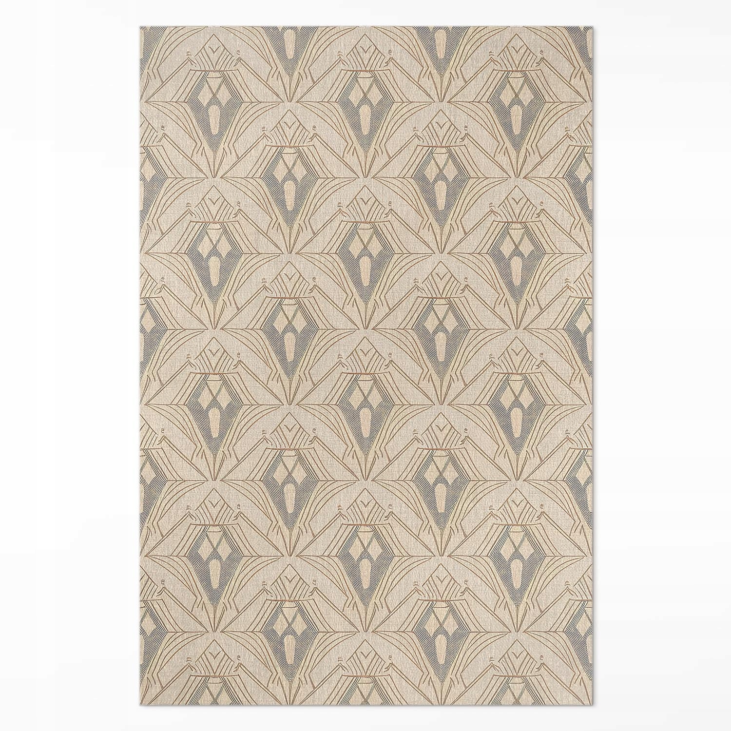 Vnútorný dekoratívny koberec Rozmer: 100 x 150 cm Geometrický vintage vzor