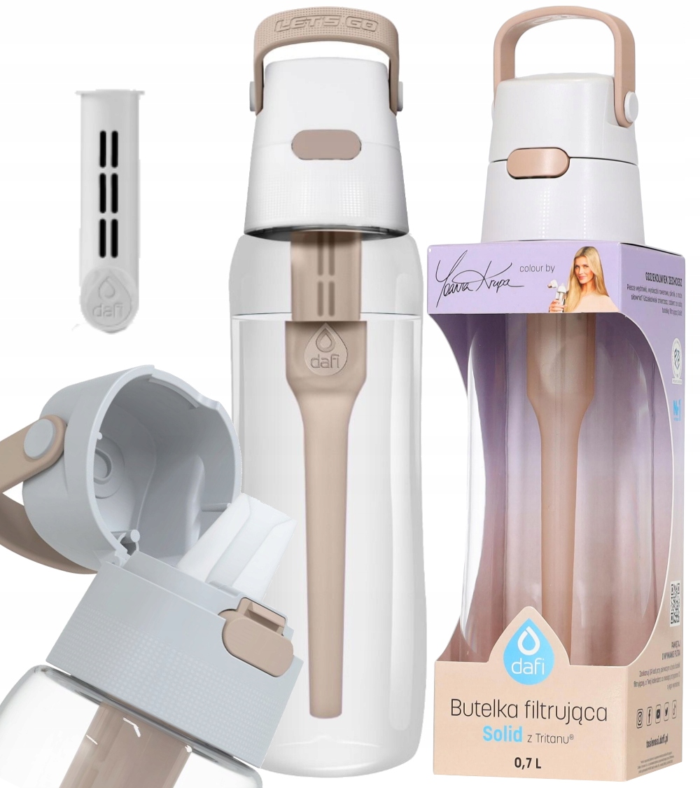 Butelka Dafi SOLID 0,7l cappuccino by Joanna Krupa