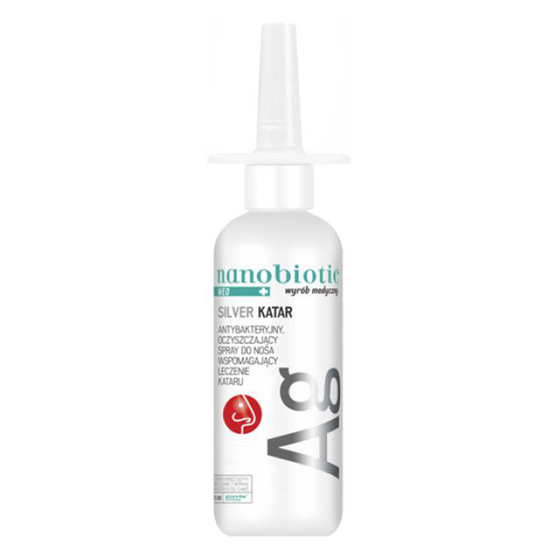

Nanobiotic Med Silver Katar zatoki srebro 30 ml