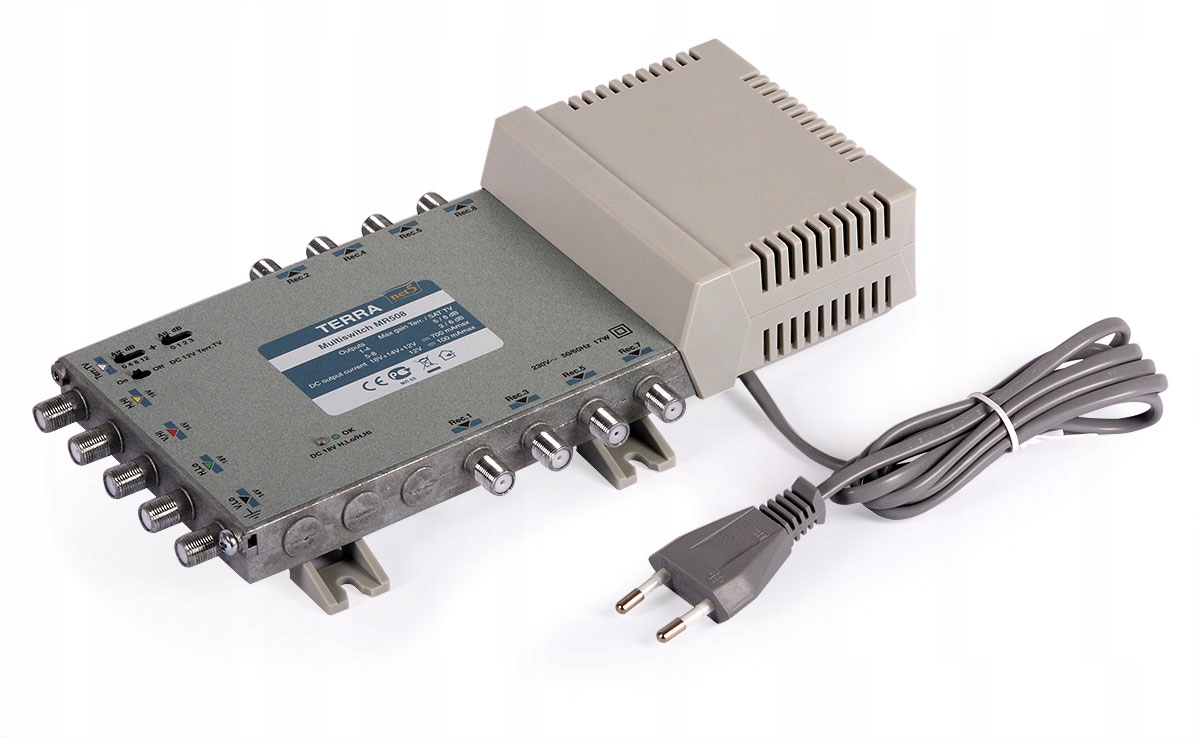 Multipřepínač MR-508 5-vstupový/8-výstupní Terra