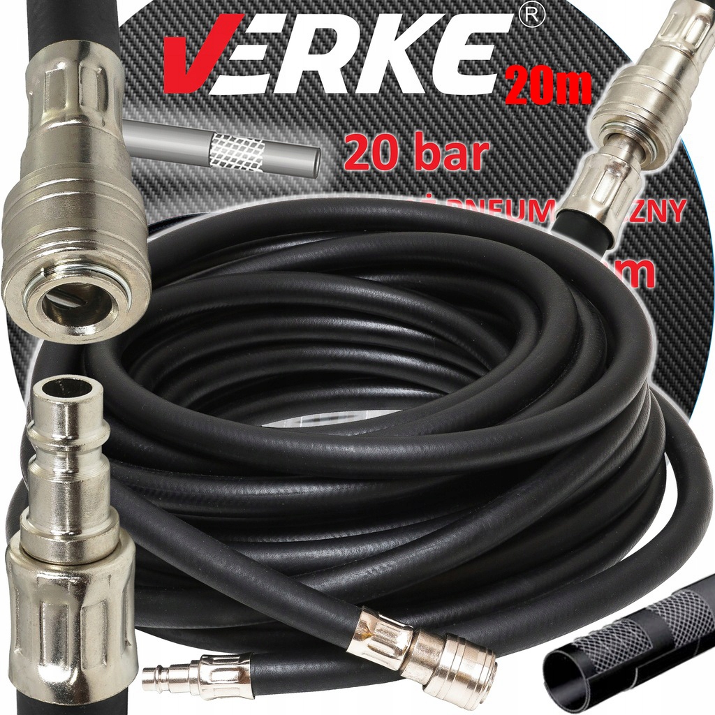 TUBO PNEUMATICO, CAVO COMPRESSORE 20m