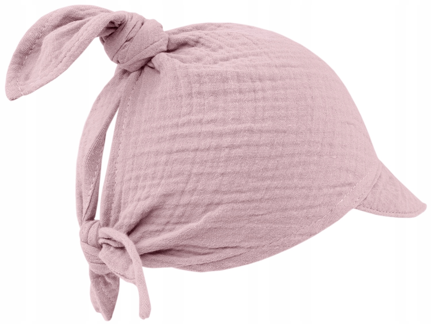 INFANTILO MUŚLINOWA CHUSTECZKA NA GŁOWĘ Z DASZKIEM Marka Infantilo