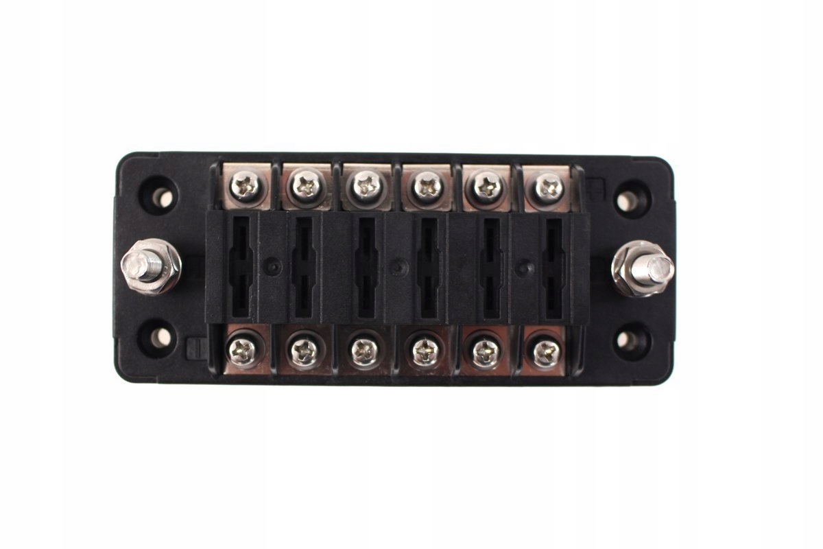 UNIWERSALNA SKRZYNKA BEZPIECZNIKÓW 6 LINII DO 32V