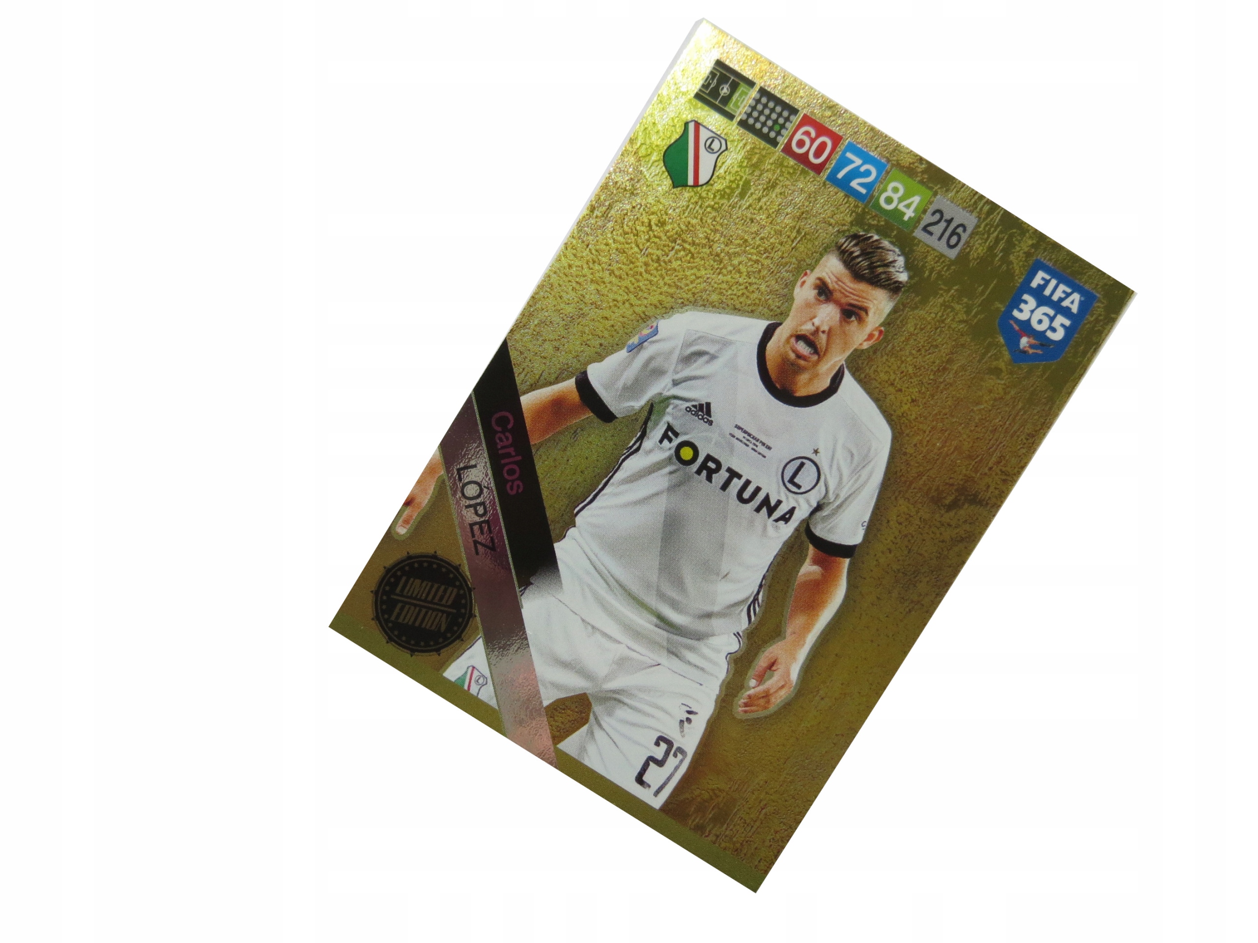 Panini Fifa 365 2019 Karty Piłkarskie Limited Carlos Lopez Legia Warszawa