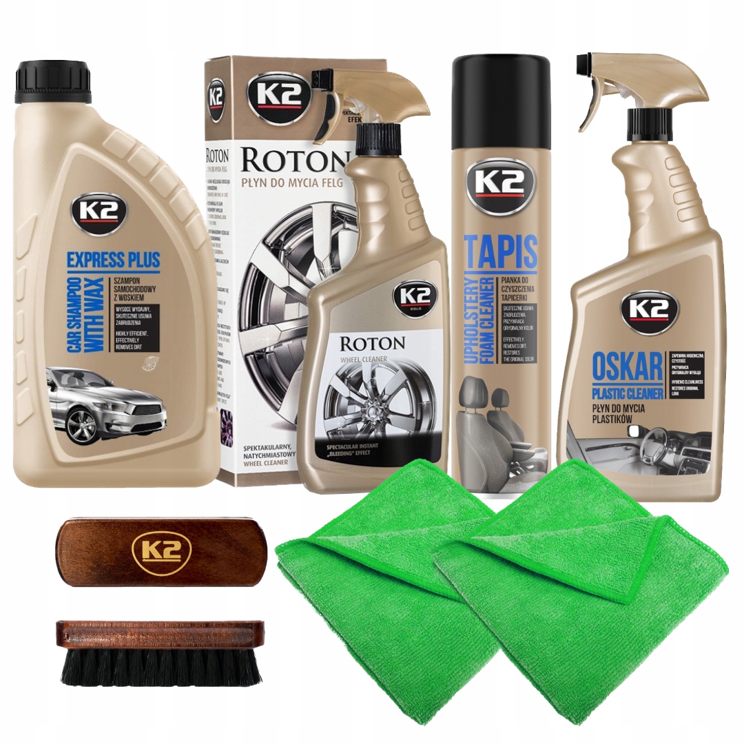 ZESTAW KOSMETYKÓW DO PIELĘGNACJI SAMOCHODU K2