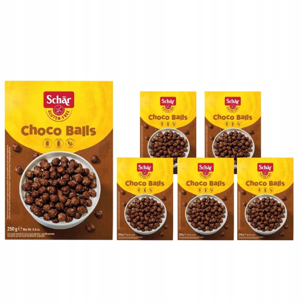 5 x Choco Balls – bezlepkové kakaové křupky Schär