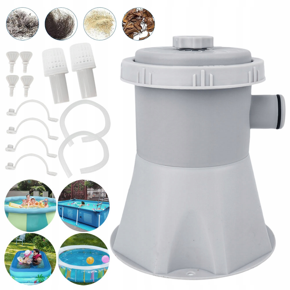 Filtrační písková pumpa pro bazény 1132 l/h spojky, hadice Bedee Výkonná