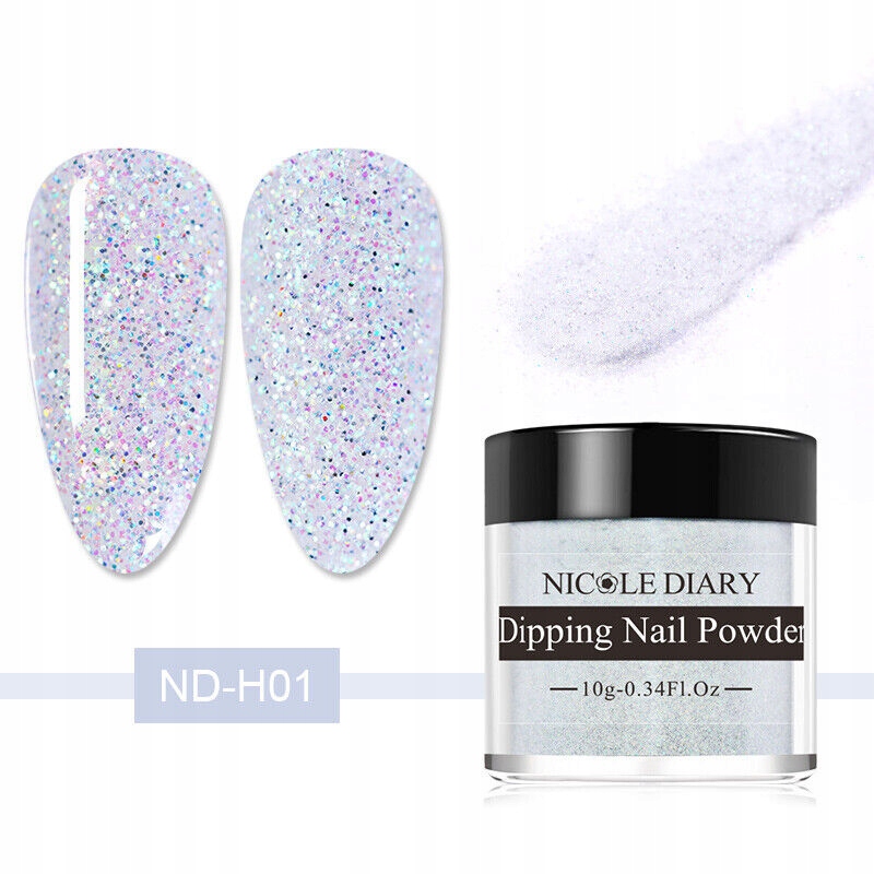 NICOLE DIARY-титановый маникюр - порошок / Титановая пудра-H01