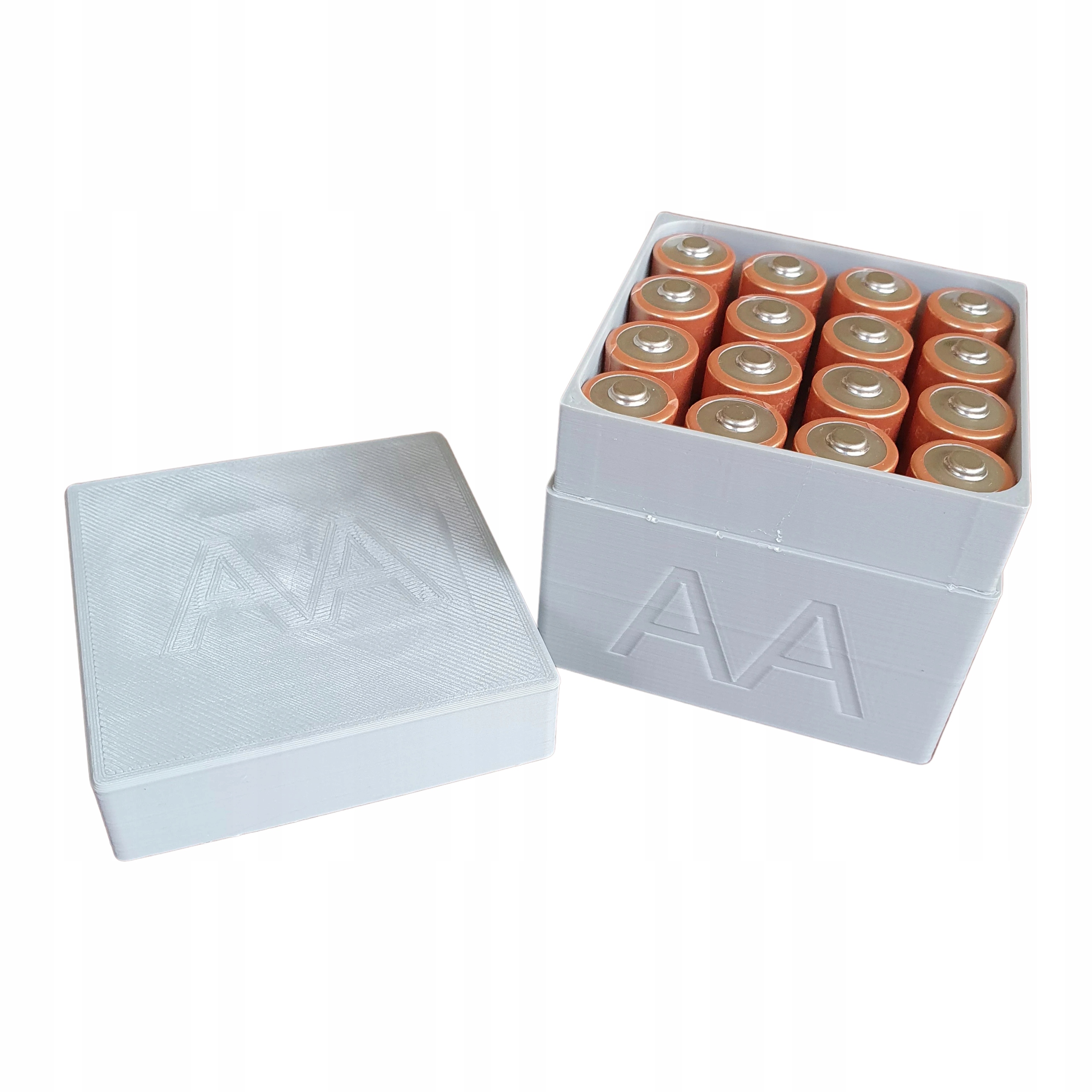 Organizer Na Baterie Komplet Aa Akumulatorki Pudełko Paluszki Eko