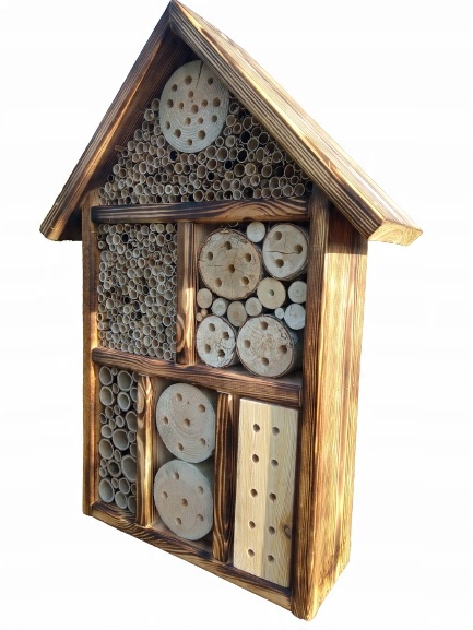

Domek dla Owadów Pszczół Murarka Duży 52cm opalony