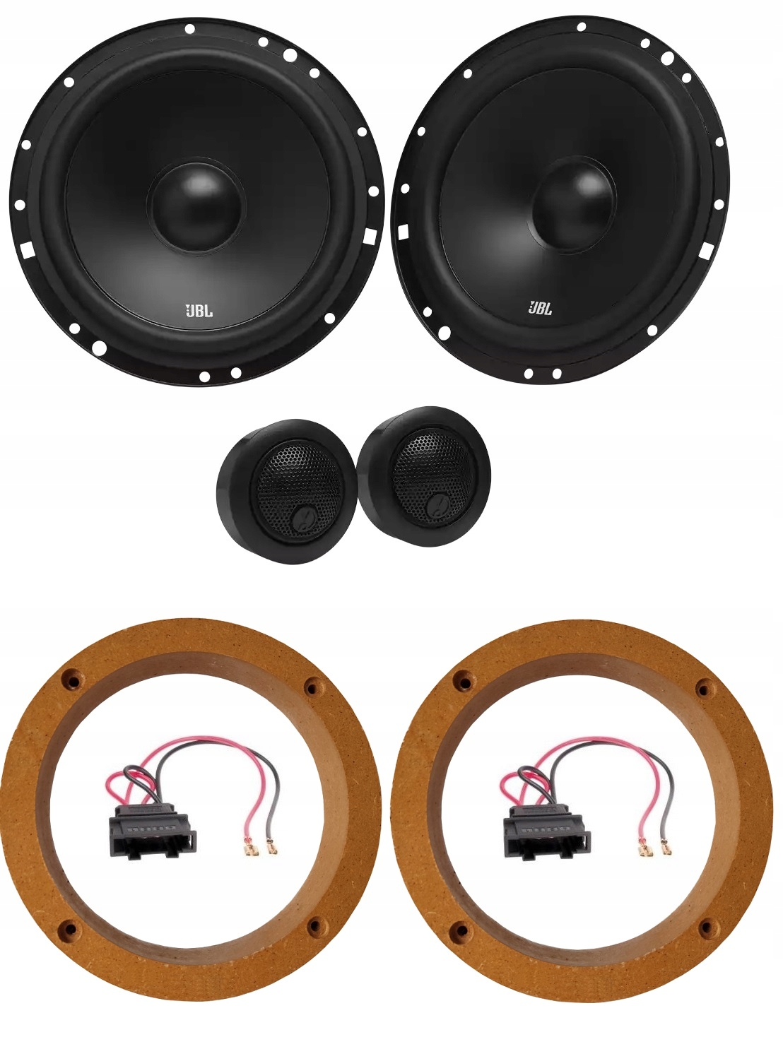 JBL Stage1 601C GŁOŚNIKI DYSTANSE MDF VW PASSAT B5