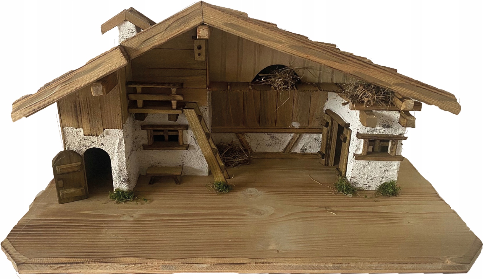 Úžasná kôlňa Stajňa 60x29x28 cm, vhodná pre postavy s výškou 8-10 cm