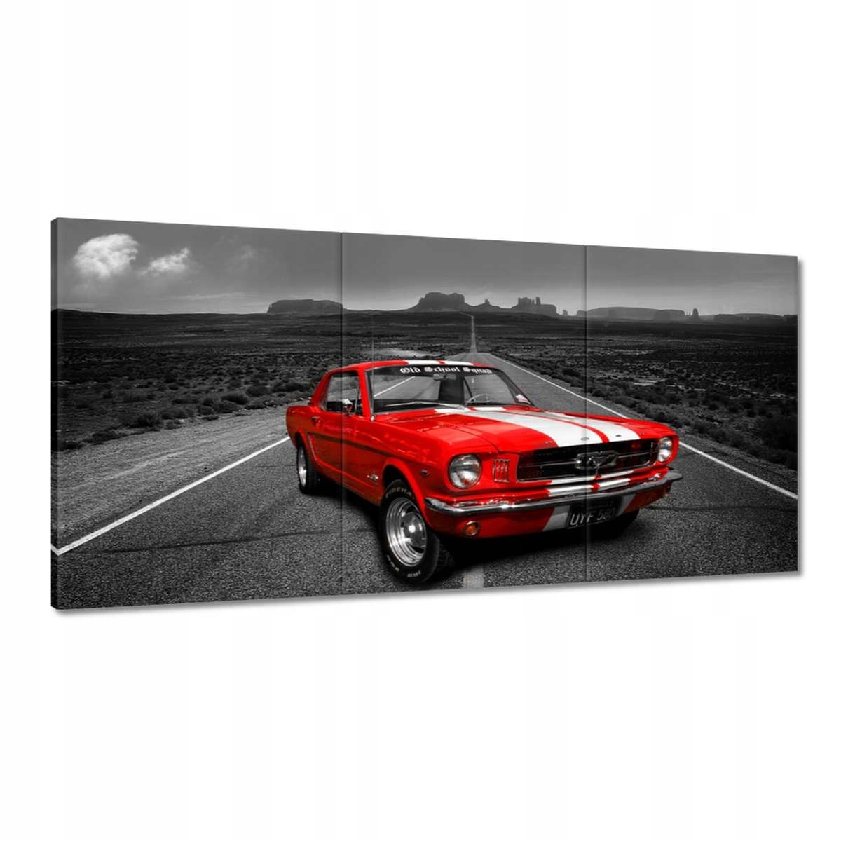 Obrazy 180x90 Červený Ford Mustang Usa