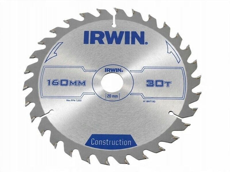

Piła Spiekowa Do Drewna 160*20MM/30T 1897192 Irwin