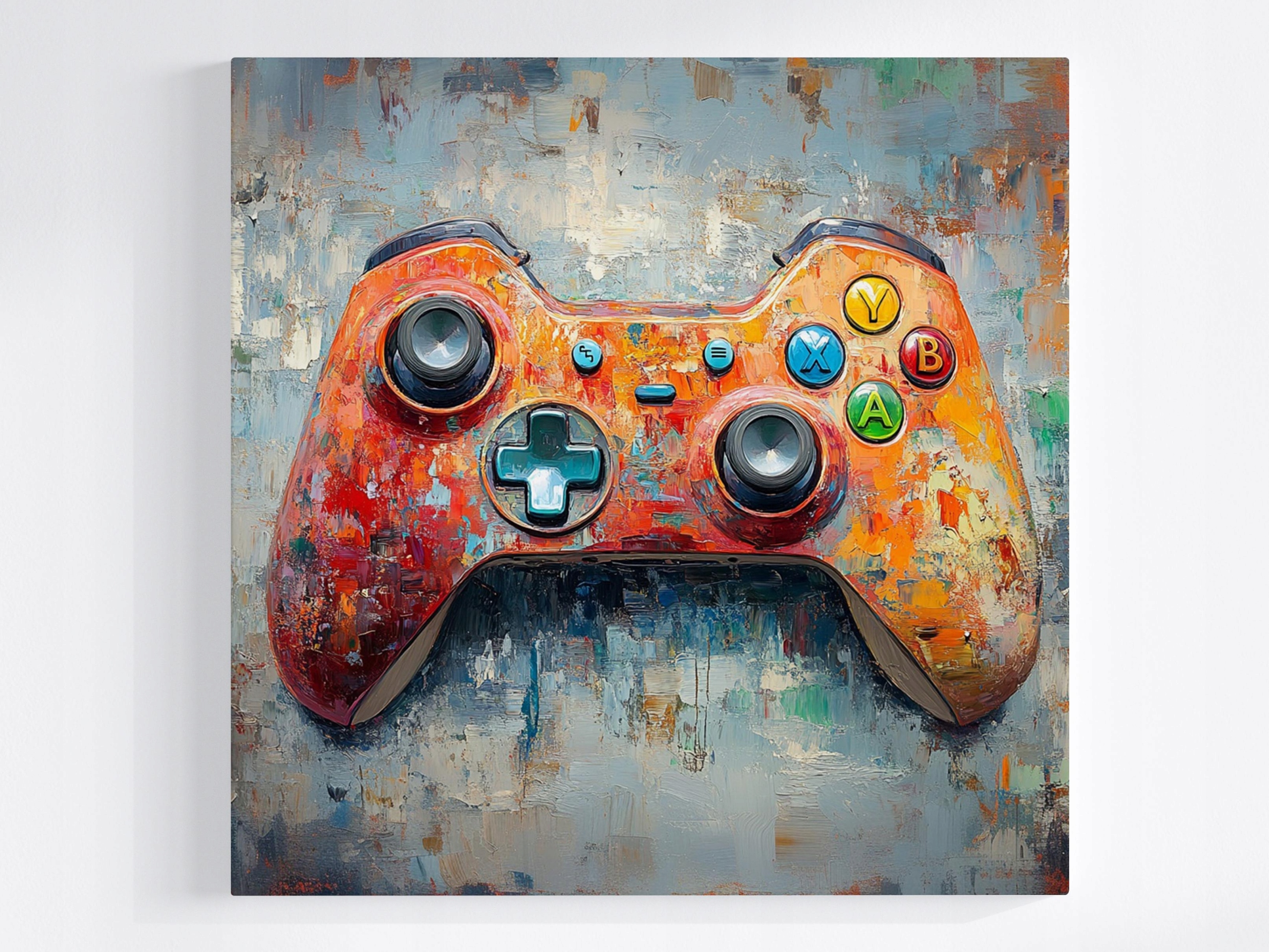 Obraz Na Plátně Canvas Gaming Hráč Kontroler Pad Konzola Gamepad 80x80