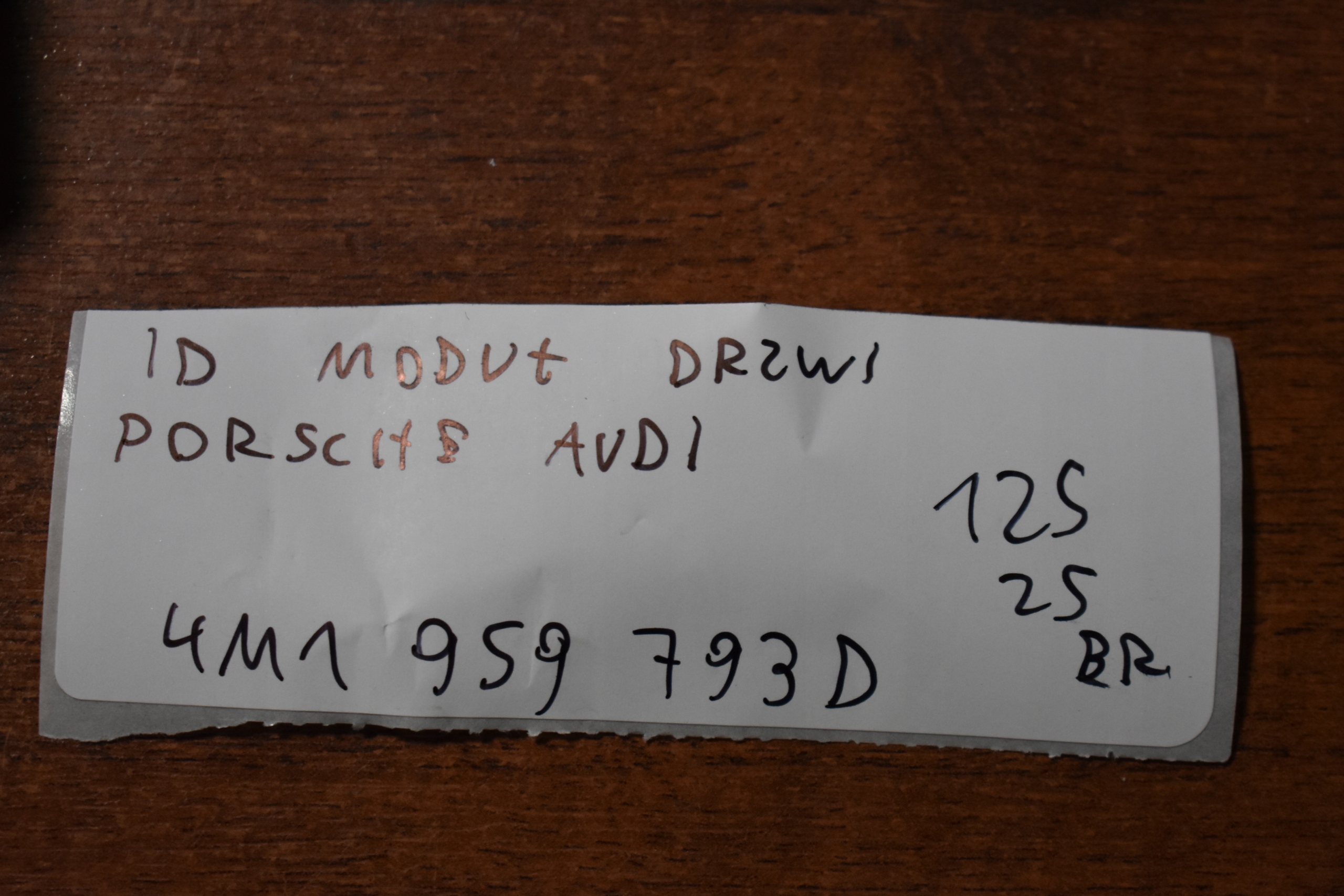 IDEALNY module door PORSCHE AUDI 1 9