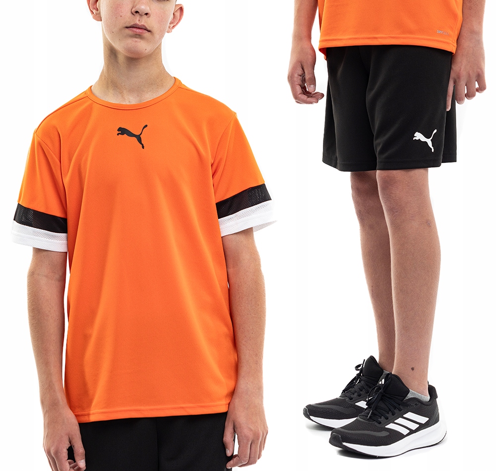 Puma Strój Sportowy Dla Dzieci Koszulka T-Shirt Krótkie Spodenki roz. 152
