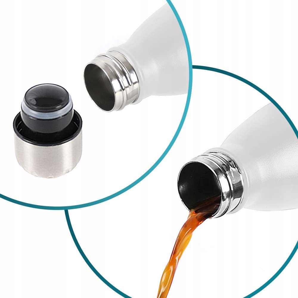 Butelka termiczna INOX 500ml biała Kod producenta 191500102