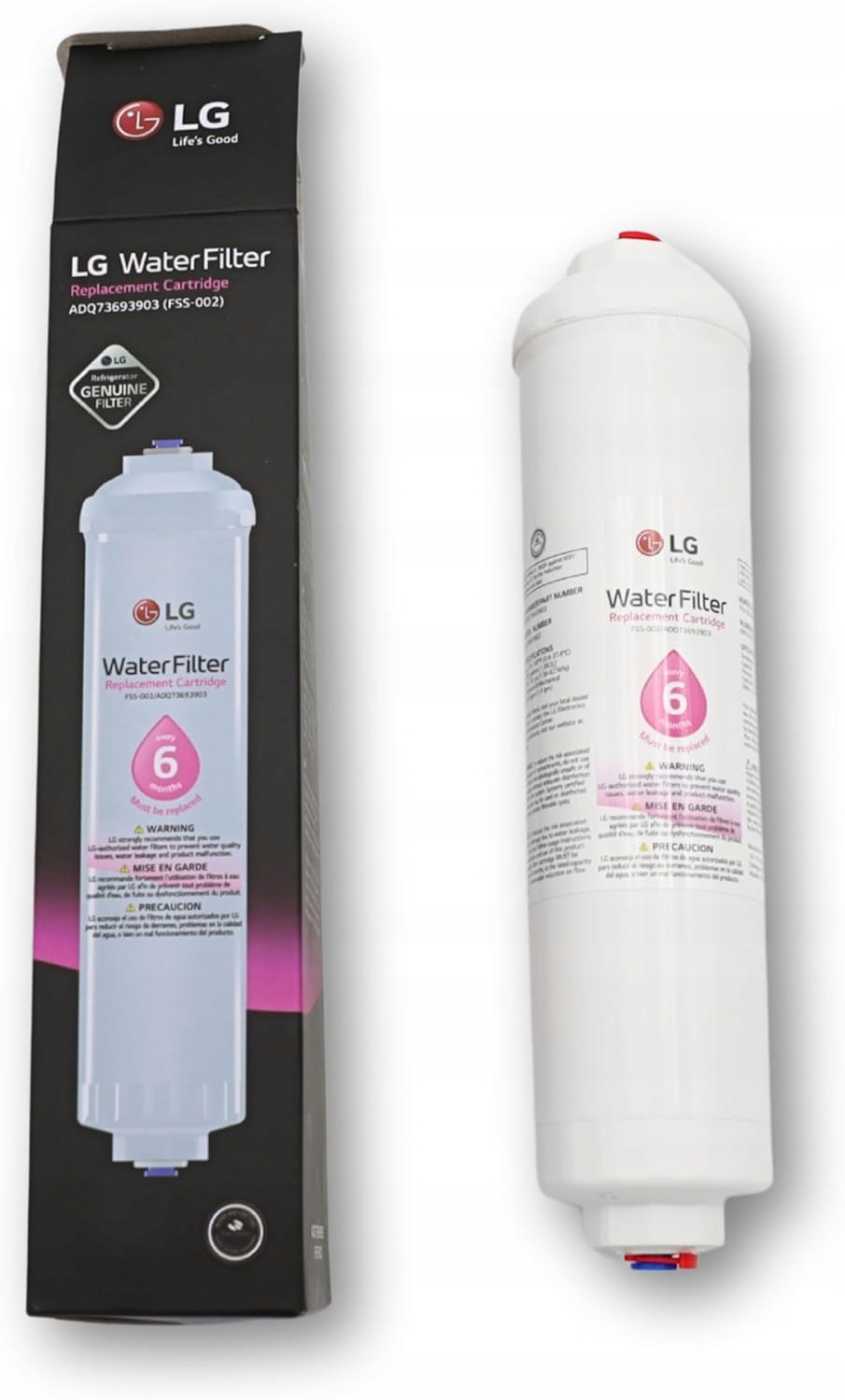 Lg Wkład Filtrujący Redukuje chlor Ulepsza smak zapach Nsf ADQ73693903