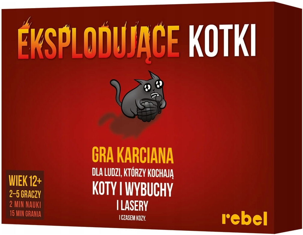 Rebel Eksplodujące Kotki Gra planszowa