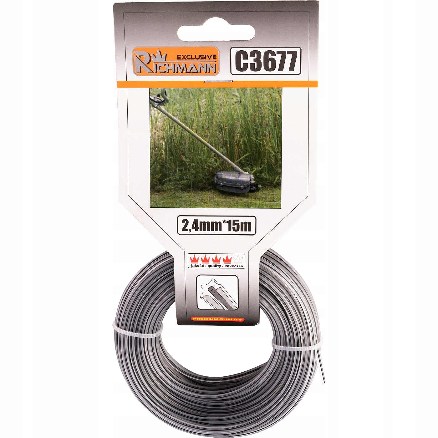 

Żyłka Do Kosy Gwiazda 2,4MM/15M Richmann C3677