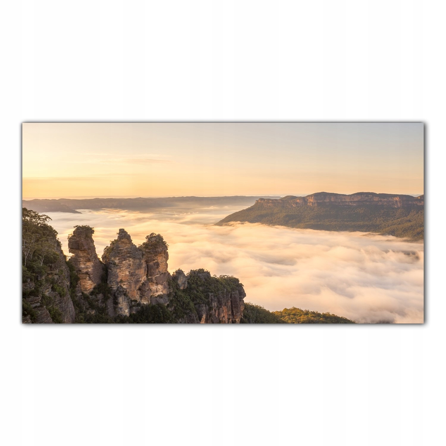 

Hartowany Obraz Szklany Góry Mgła Krajobraz 120x60