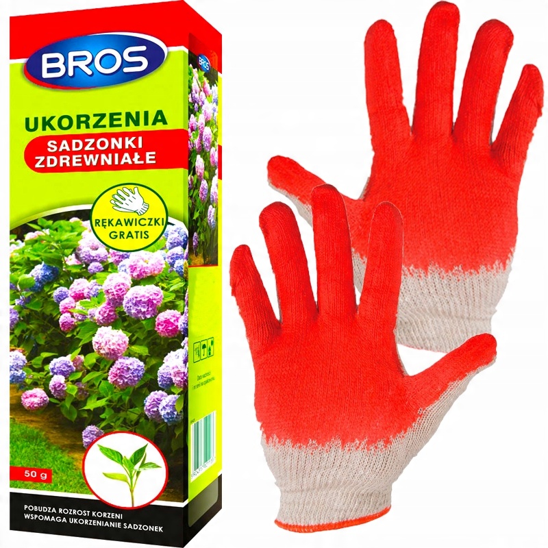 

Bros Ukorzenia Sadzonki Zdrewniałe 50G +rękawiczki
