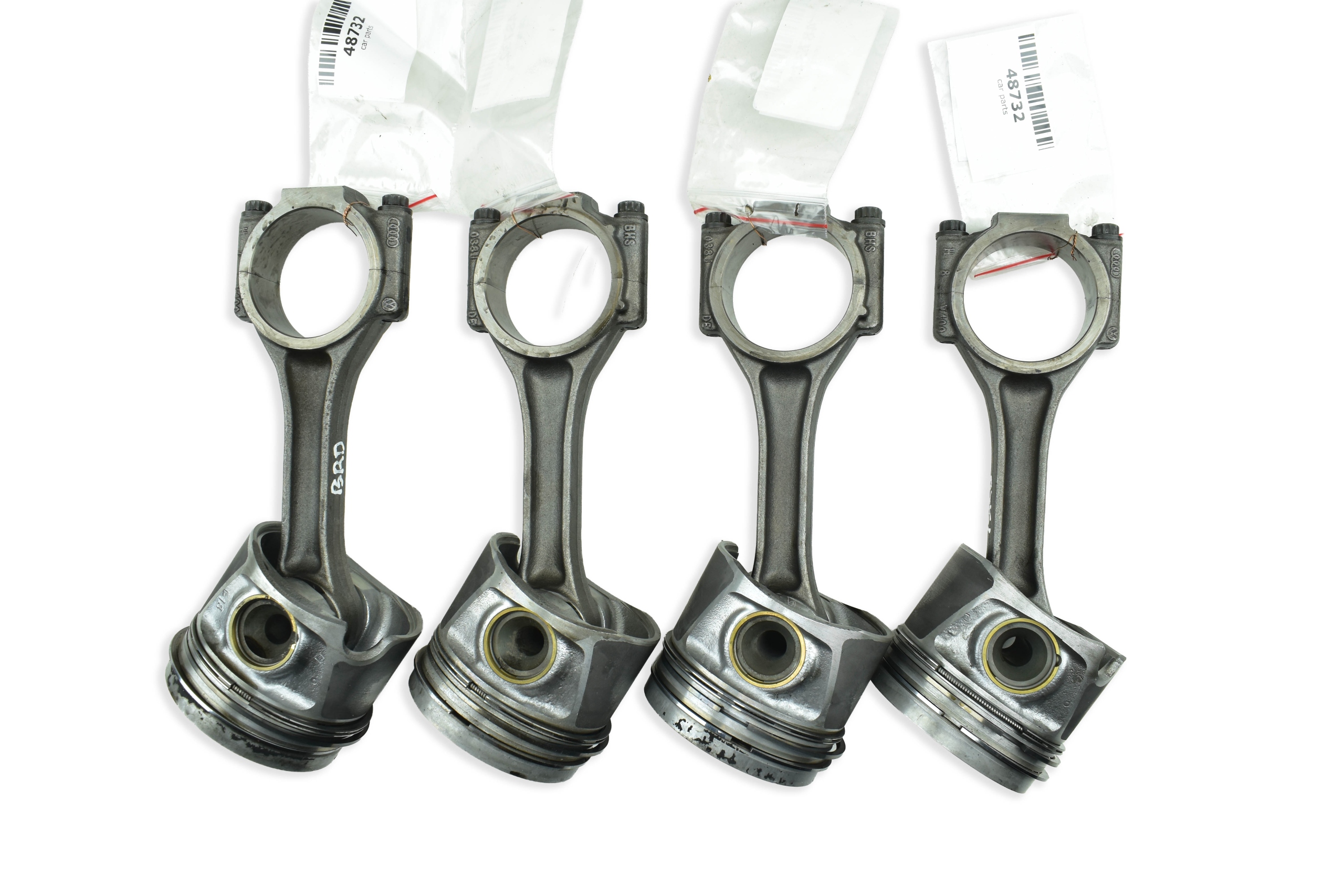 piston connecting rod AUDI A4 B7 A6 C6 2.0 TDI 03GE BRD WYMIARY