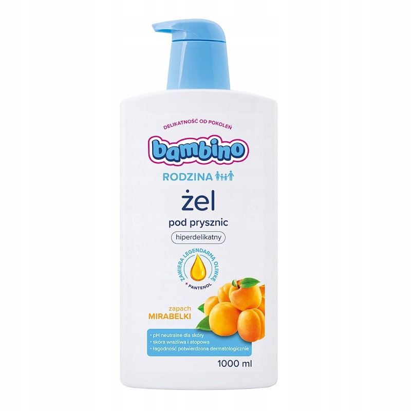 

Bambino Rodzina Żel pod prysznic, mirabelka, 1l