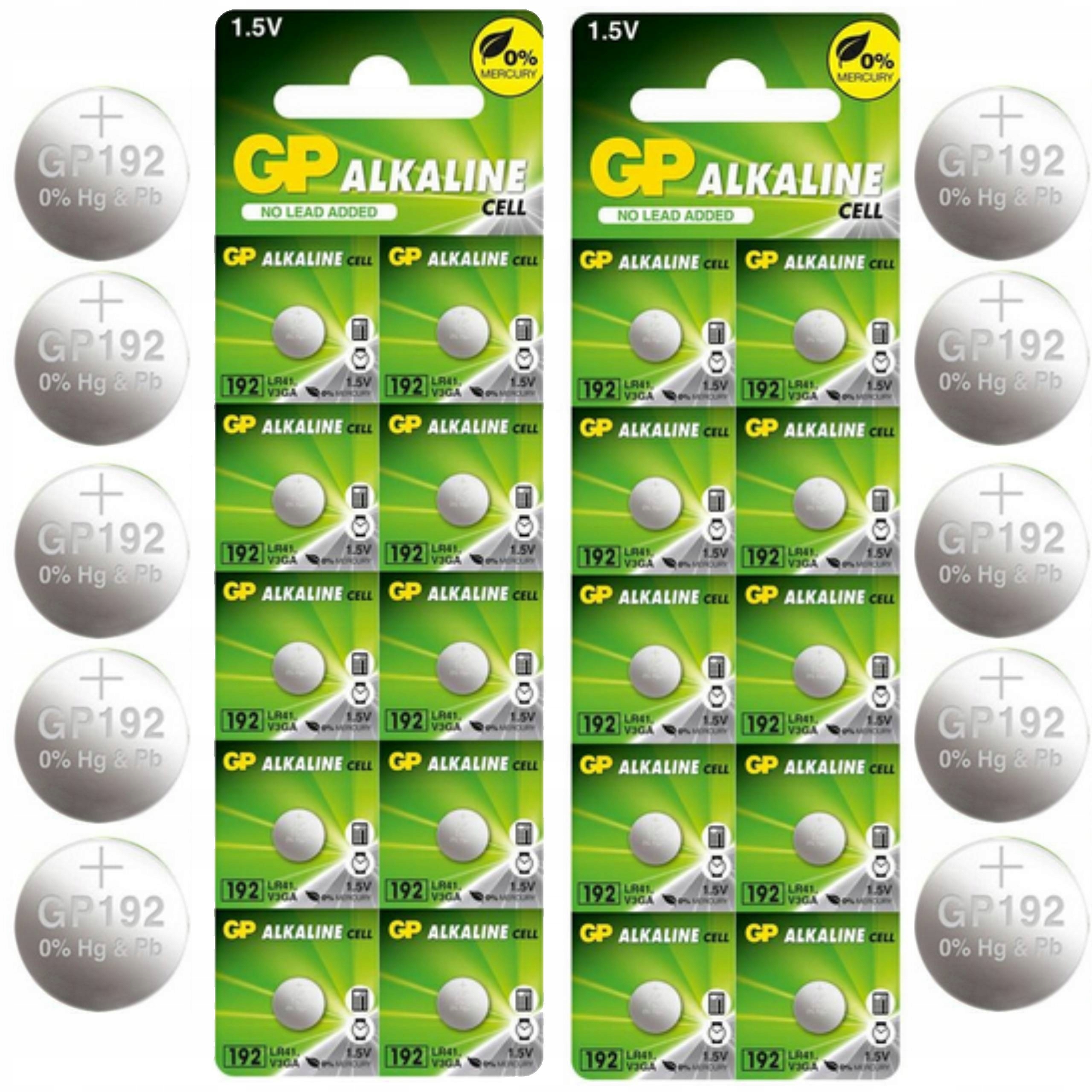 GP 192 LR41 V3GA 1,5V (10 pcs.) au meilleur prix sur