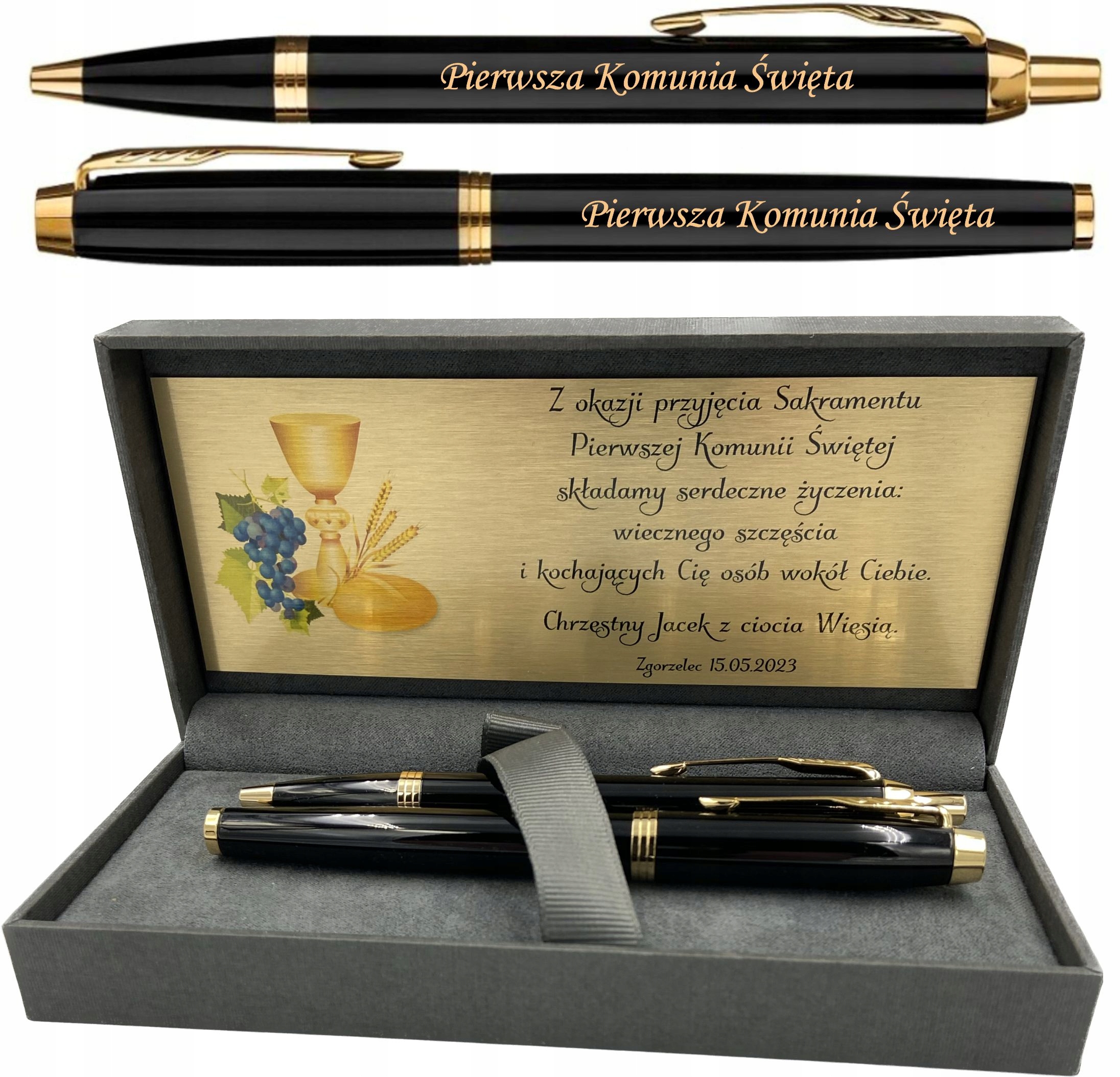 

Zestaw Parker IM Pióro I Długopis Gt Na Komunię