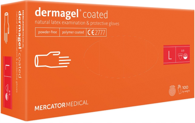 

Mercator Dermagel Rękawiczki lateksowe L 100szt.