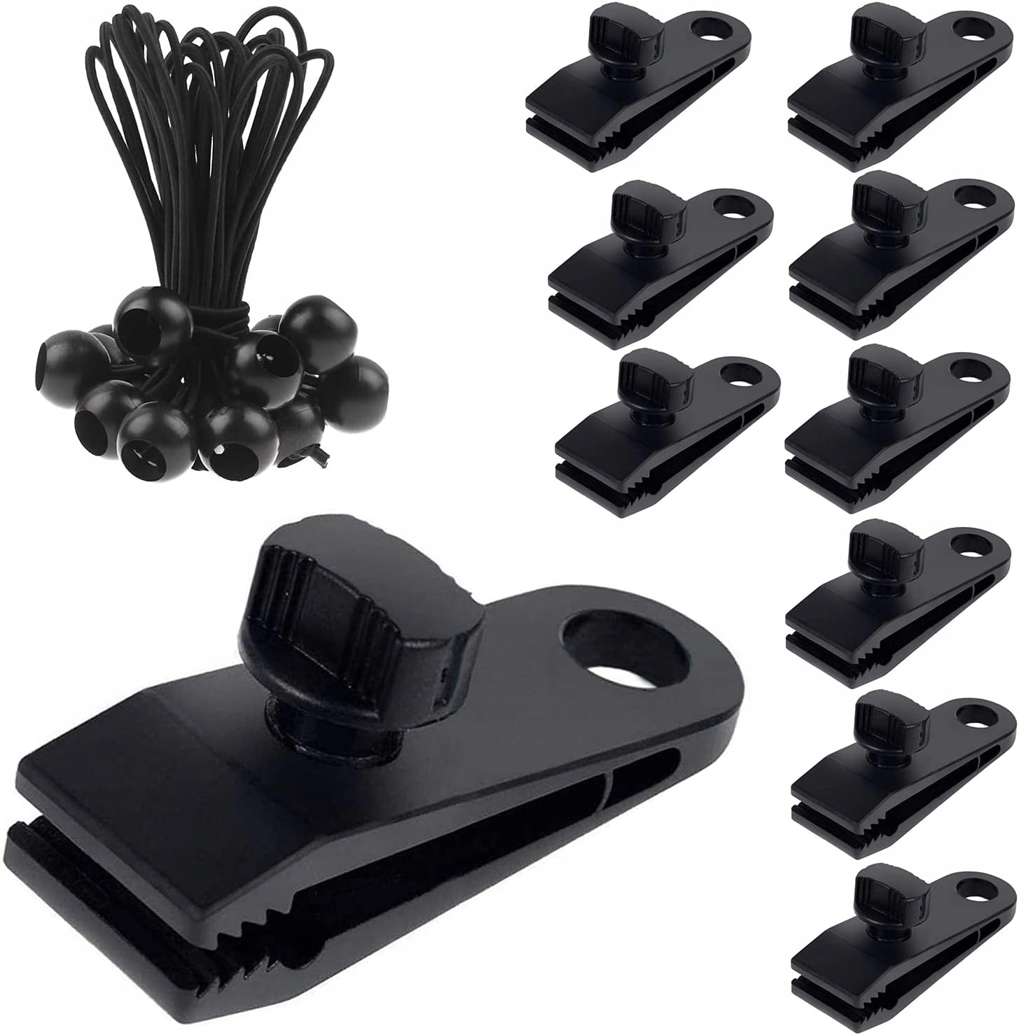 Sada Klipů Pro Upevnění Plachty Stanu Pro Natahování Lana Bugnee