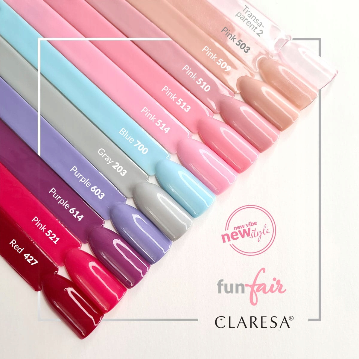 

Claresa Lakier hybrydowy Pink 503 -5g