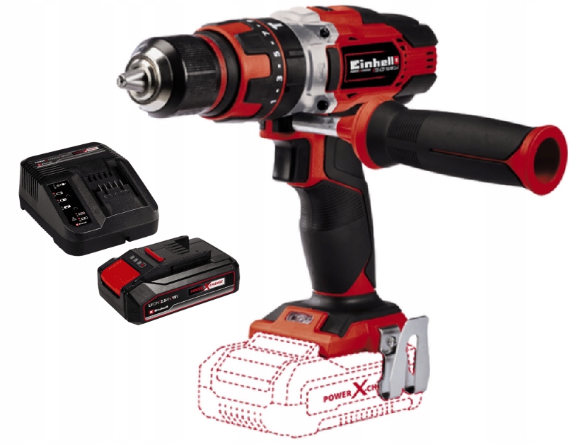 Einhell Aku Vrtačka Te-cd 18/48 Li Akumulátor Sada 2,5AH Pxc Aku
