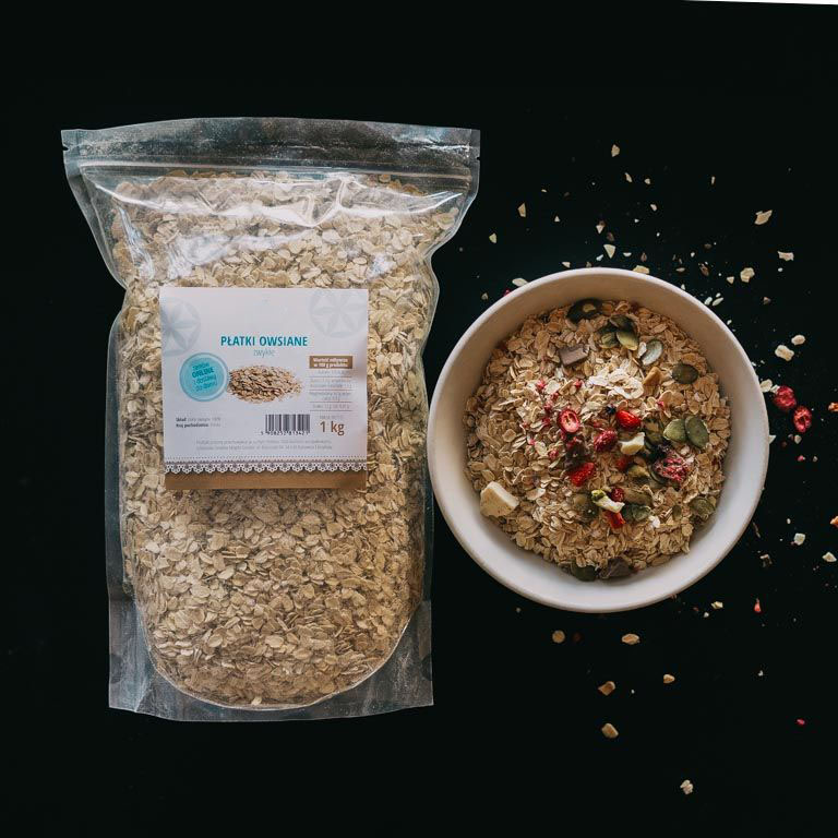 Levně Ovesné vločky 1 kg Útulek Bukowina