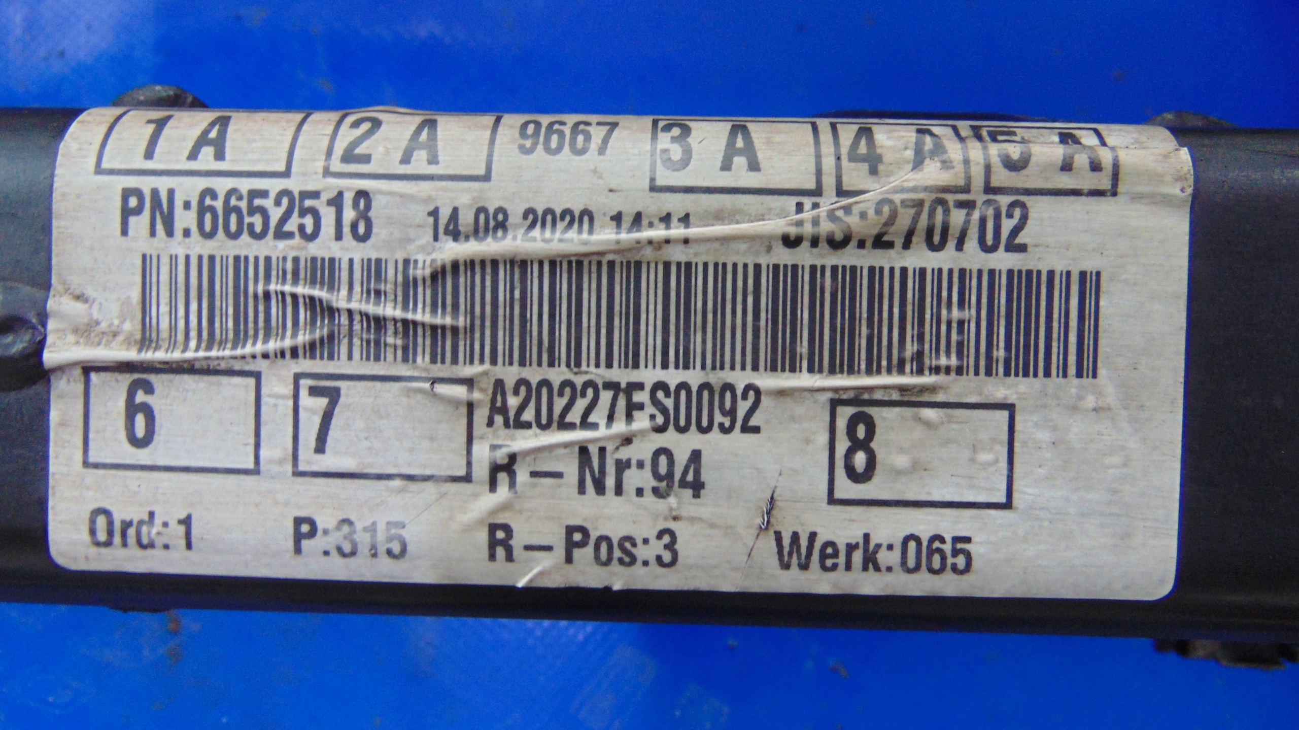 axle beam subframe NAPED front MERCEDES SPRINTER W910 18-25R